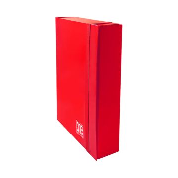 ONE COLOR - PORTAPROGETTI CON ELASTICO 25X35CM ROSSO
