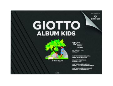 ALBUM KIDS A4 CARTA NERA 10FOGLI 120 G/M