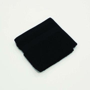 LINEA SOLID - ASCIUGAMANO OSPITE 30X30CM NERO 