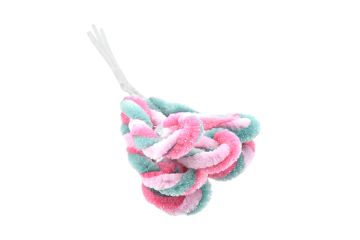 PICK CANDYCANE H. 16CM MULTI ROSA