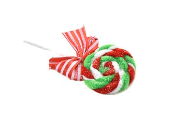 LECCALECCA CON FIOCCO H. 16CM MULTICOLORE