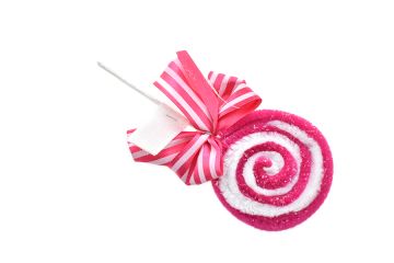 LECCALECCA CON FIOCCO H. 16CM FUCSIA