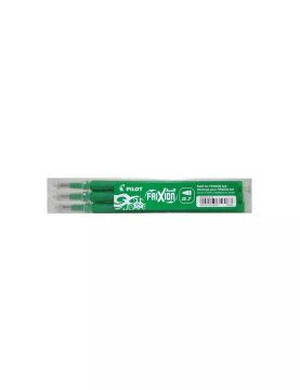 PILOT - SET 3 REFILL FRIXION BALL E CLICKER 0.7MM VERDE