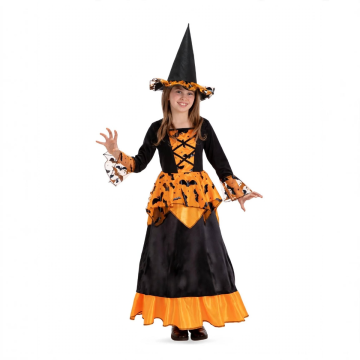 COSTUME STREGA PER BAMBINE TG. 10-11 ANNI