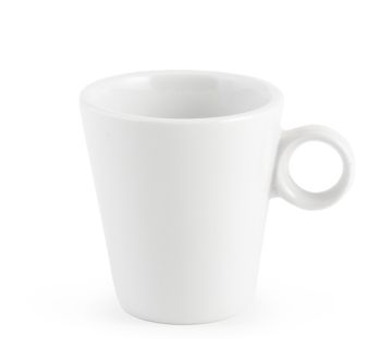 TAZZINA DA CAFFE' IN PORCELLANA 8.5CL BIANCA 