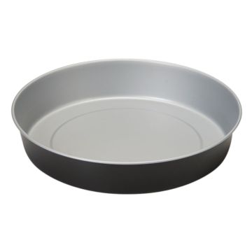 TORTIERA LISCIA LINEA SILVER ELEGANCE IN ACCIAIO 28X5.2CM