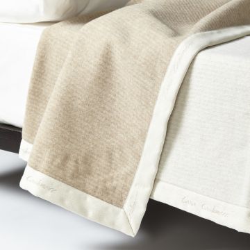 LANEROSSI - COPERTA SERENELLA DF 230X250CM BIANCO/BEIGE