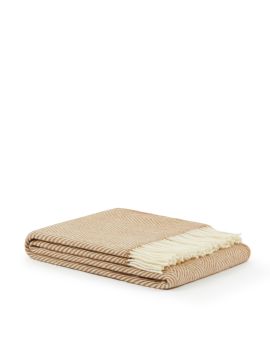 LANEROSSI - PLAID ISEO SPINA 130X170CM CAMMELLO