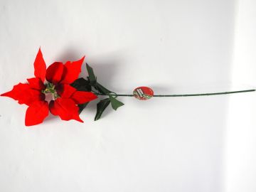 STELLA DI NATALE ROSSA H. 68CM 