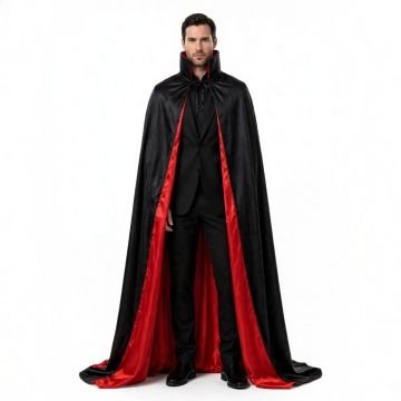 MANTELLO DRACULA H.1.50CM ROSSO O NERO
