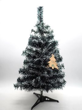 PINETTO INNEVATO CON BASE IN PLASTICA H. 60CM