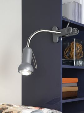 LAMPADA DA TAVOLO FABIO ARGENTO 30CM - 1XE14 40W