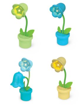 MINI LAMPADA HAPPY LIGHT BLUEBELL IN METALLO 4.5X11.5CM ASSORTITO