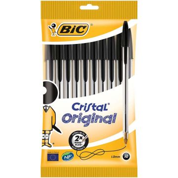 10 PENNE NERE CRISTAL MED POUCHE 5