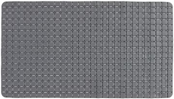 TAPPETO ANTISCIVOLO PER DOCCIA IN PVC GRIGIO 40X70CM