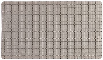 TAPPETO ANTISCIVOLO PER DOCCIA IN PVC TORTORA 70X40CM