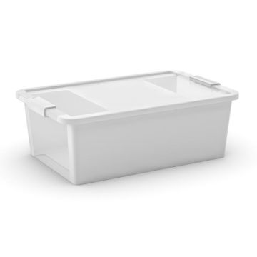 CONTENITORE BI BOX IN PLASTICA BIANCO 55X35 H. 19CM 26LT