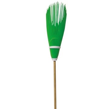 SCOPA VERDE DA ESTERNO SENZA MANICO