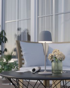 LAMPADA DA TAVOLO MANNERA GRIGIO 11X34CM - 2.2W 3000K 200lm
