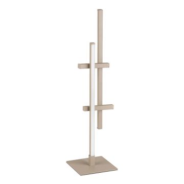LAMPADA DA TAVOLO A LED TREPILIANO SABBIA/BIANCO 13X12 H. 47CM - 6.5W 3000K 800lm