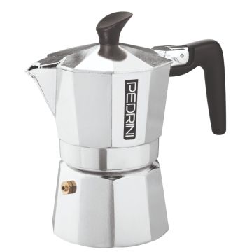 PEDRINI - CAFFETTIERA 6 TAZZE LINEA AROMA CHIC CROMATO