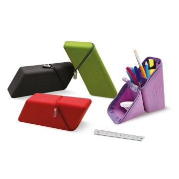 ONE COLOR - ASTUCCIO BRICK 2IN1 IN SILICONE ASSORTITO