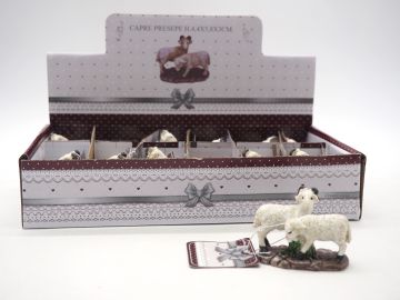 STATUINE CAPRE PER PRESEPE 5.8X3 H.4.4CM 