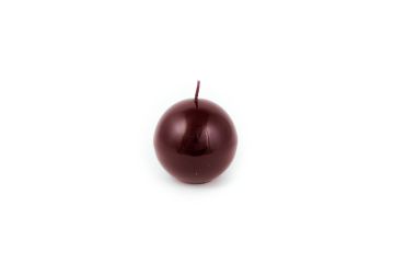 CANDELA A SFERA LUCIDA DIAM. 8 BORDEAUX 