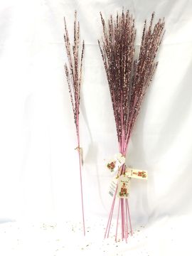 RAMO LUCENTE ROSA H. 100CM