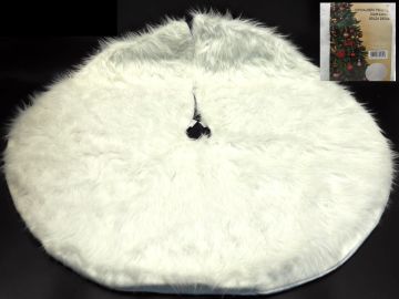 COPRIALBERO IN PELLICCIA BIANCO DIAM. 120CM