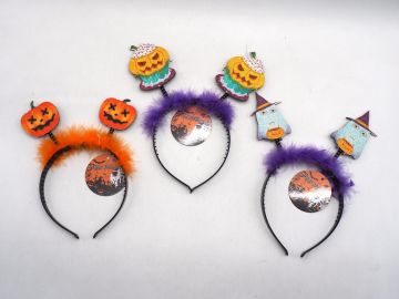 CERCHIELLO HALLOWEEN 20.5X23CM STREGHE/ZUCCHE ASS.