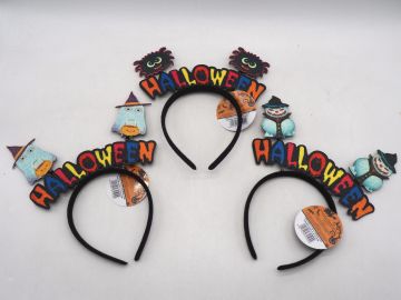 CERCHIETTO HALLOWEEN CON SOGGETTI ASS. 23X23.5CM 