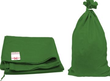 SACCO VERDE IN TESSUTO FELTRO 70X120CM