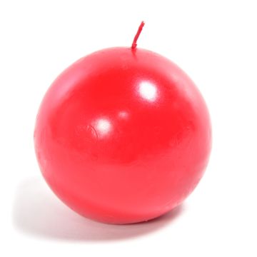 CANDELA A SFERA LUCID ROSSA DIAM. 8