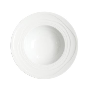 SET 6 PIATTO FONDO ONDE 27.5CM BIANCO
