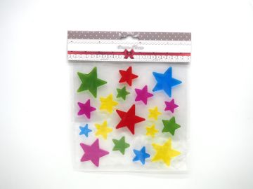 GEL DECORO 18 STELLE COLORI ASSORTITI