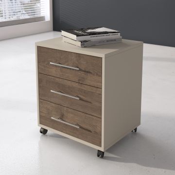 CASSETTIERA MOD. OMEGA II CM 43X40 H.57 CACHEMIRE E EASTWOOD