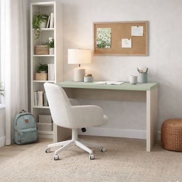SCRIVANIA CM 123X55 H.76 OLMO E AGAVE