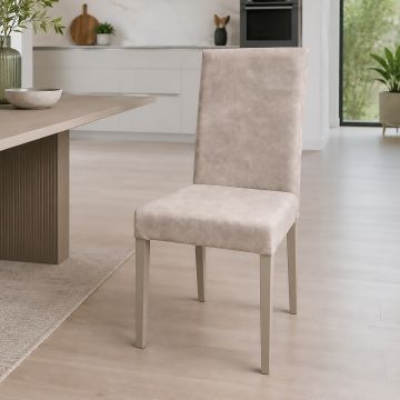 SEDIA MOD. KANZONA IN TESSUTO BEIGE