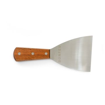 BONFEU - SPATOLA IN ACCIAIO INOSSIDABILE MANICO IN LEGNO