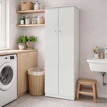 COLONNA MOD. MULTIUSO CM 62X34 H. 183 BIANCO OPACO
