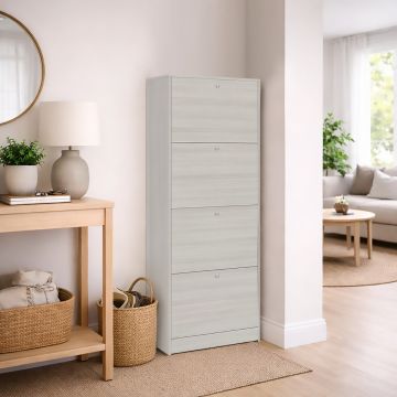 SCARPIERA 4 RIBALTE MOD. MULTIUSO CM 62X29 H. 158 EUCALIPTO