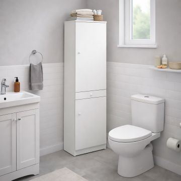 COLONNA MOD. MULTIUSO CM 46X34 H. 183 BIANCO OPACO