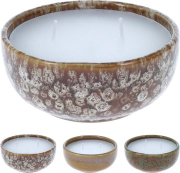 VASO CON CANDELA DIAM. 9 ASSORTITO