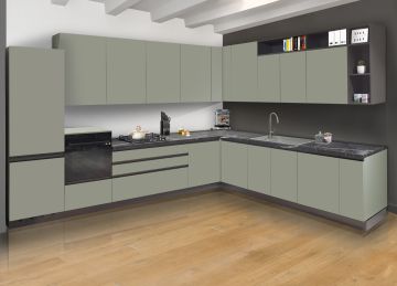 CUCINA COMPONIBILE MOD. SKY GREEN