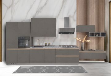 CUCINA COMPONIBILE MOD. SKY UTOPIA GRAFITE
