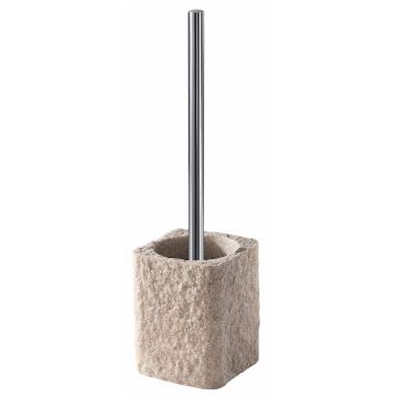 LINEA ARIES - PORTASCOPINO IN RESINA E SABBIA BEIGE 