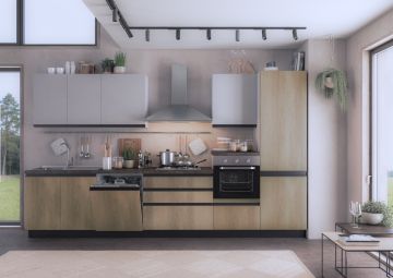 CUCINA MOD. EMILY COMP. LOLA CM 360X60 H.216 VERSIONE DESTRA