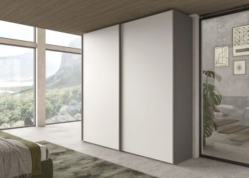 ARMADIO CM 241X65 H. 247 FANGO E CANAPA