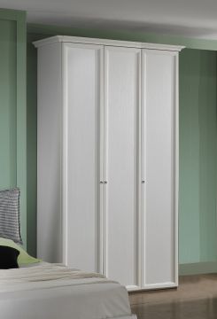 ARMADIO MOD. GINEVRA CM 144X60 H. 247 BIANCO FRASSINATO